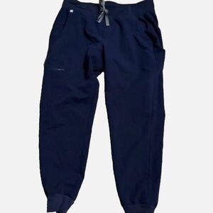FIGS Zamora Woman (Or unisex ) Navy joggers Size Medium Petite